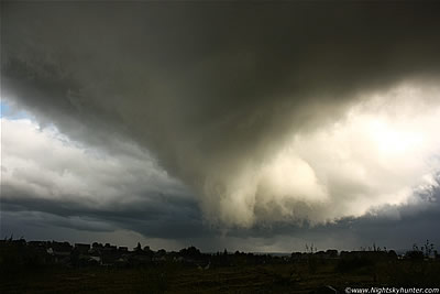 Close Range Wall Cloud & Funnel Cloud, Maghera - Sept 16th 2011